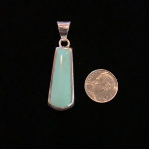Sterling and turquoise Pendant